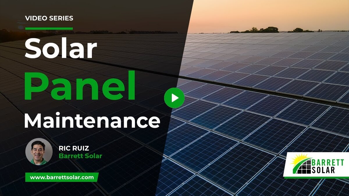solar panel system maintenance